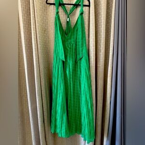 Vibrant Green ASOS maxi sundress SIZE 24